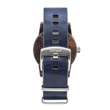 Hampton II Premium Leather Watch - Blue