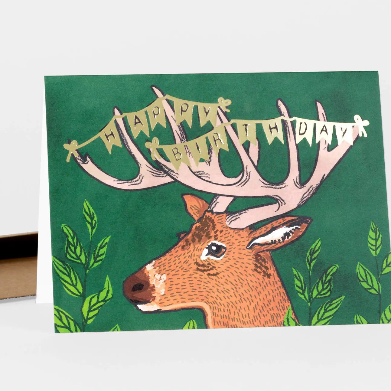 Happy Birthday Deer Card