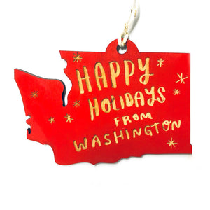 Happy Holidays from Washington Ornament