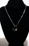 Heart Pearl Slide Necklace