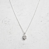 Herkimer Diamond Necklace in Sterling Silver