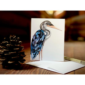 Heron Folding Card