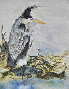 Heron in the Wind
