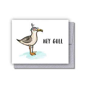 Hey Gull Greeting Card