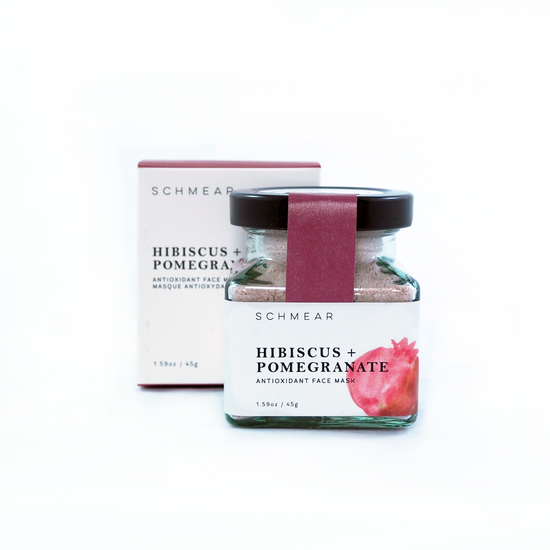 Facial Mask: Hibiscus + Pomegranate Antioxidant