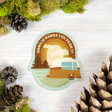 Home is where you park it sticker