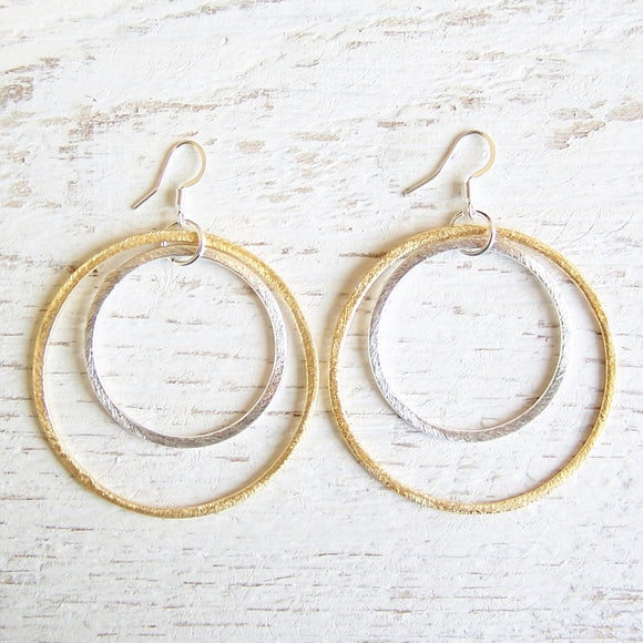 Olympia Earrings  Large Silver