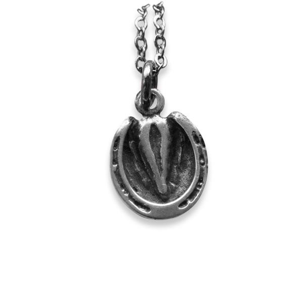 Horse Hoof Necklace - Sterling Silver
