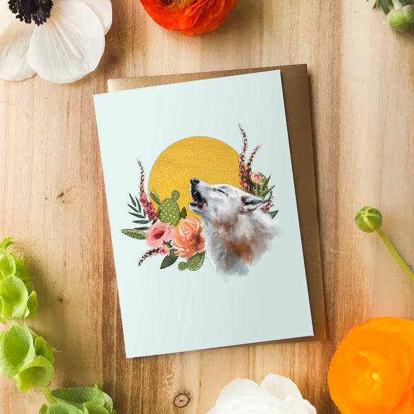 Howling Wolf | Greeting Card