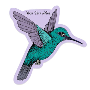 Hummingbird Name Drop Stickers
