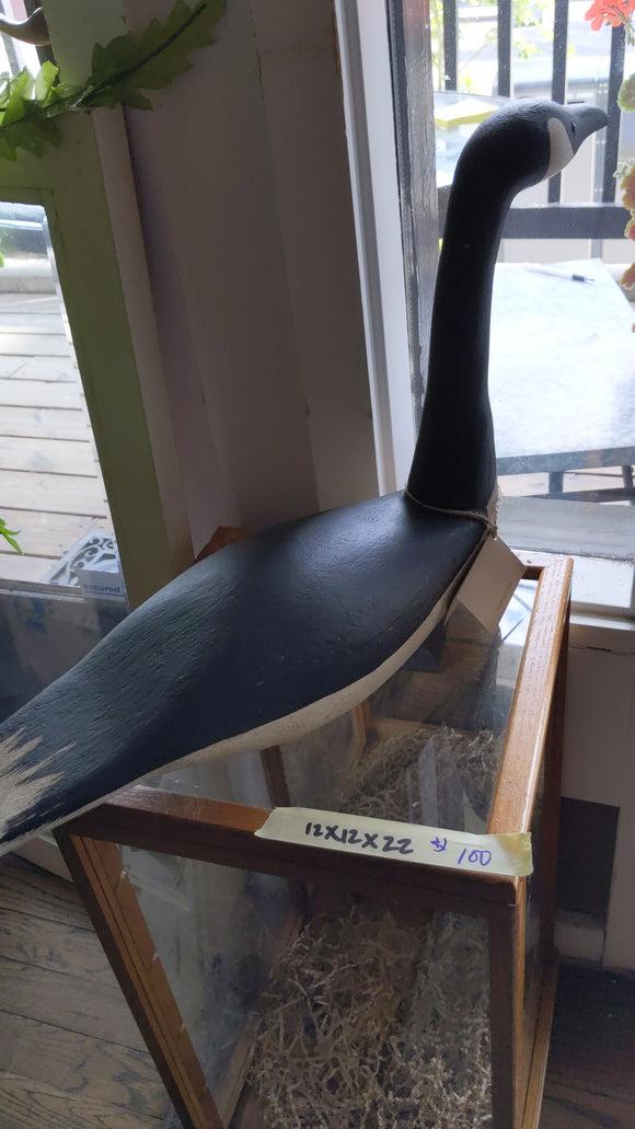 Goose - Forward Facing Hand Carved Decoy