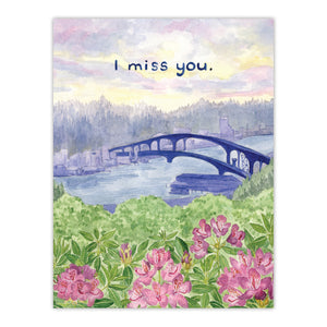 I Miss You Card by Yardia