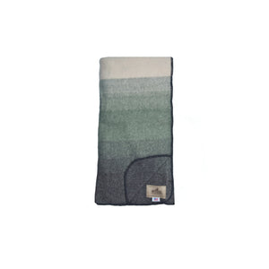Imperial Heritage Throw - Ombre  Charcoal/Spring Sage/Natural