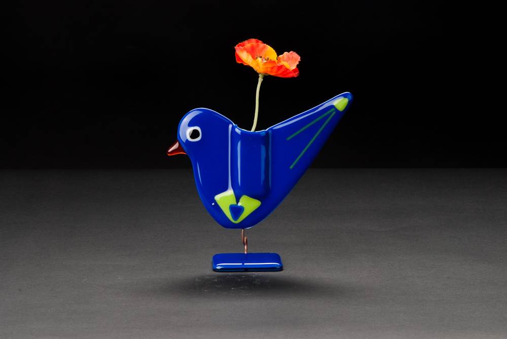 Single Bird Vase