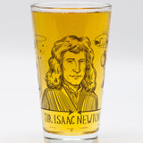 Isaac Newton - Heroes of Science Pint Glass