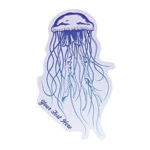 Jellyfish Name Drop Stickers