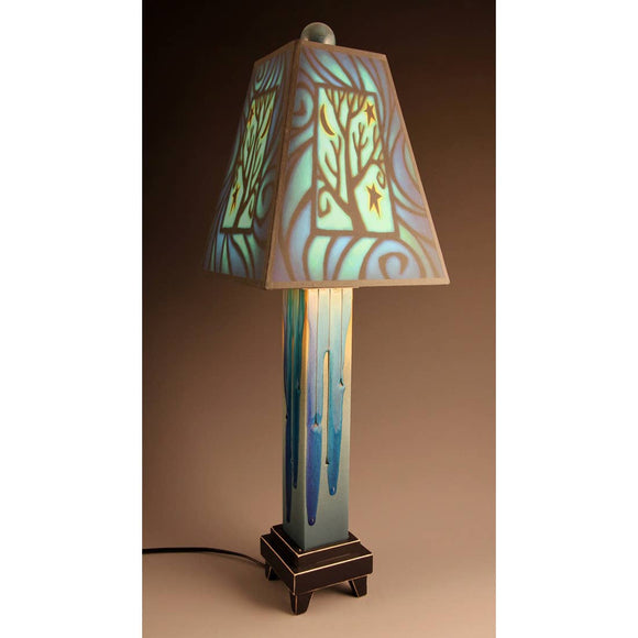 Star Tree Lamp - Straight Blue