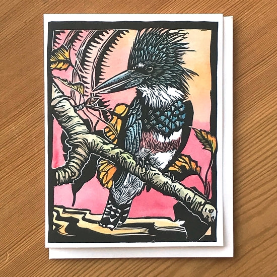 Kingfisher - Laughing in the Trees Card