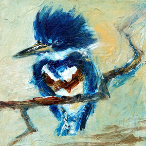 "Kingfisher, VI-2021" - Christopher Mathie Fine Art