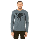 Kraken Octopus Tee Slate Long Sleeve Shirt