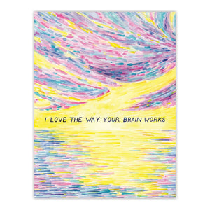 Neurodiversity Love Friendship Card - Watercolor Love Card