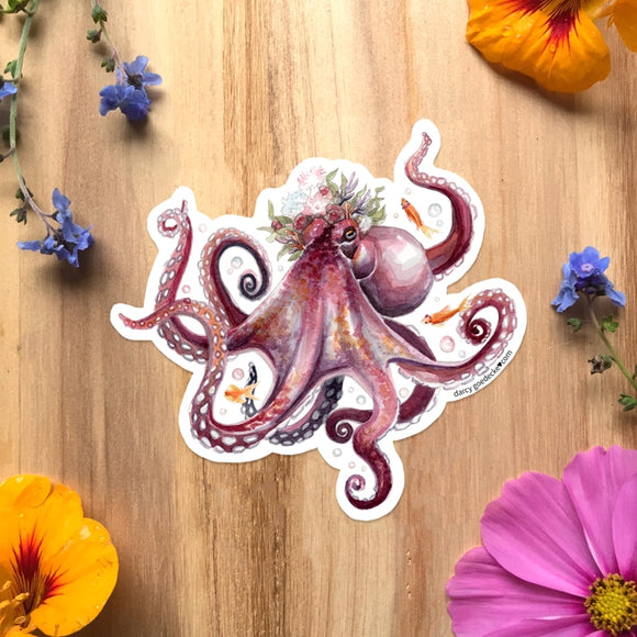 Lady Octopus Sticker