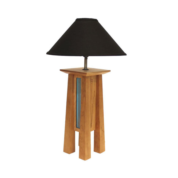 Tall Prairie Deluxe Table Lamp With Black Shade