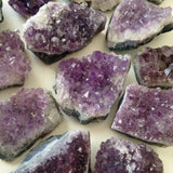 Large Amethyst Crystal Clusters - Druzy Clusters  Large