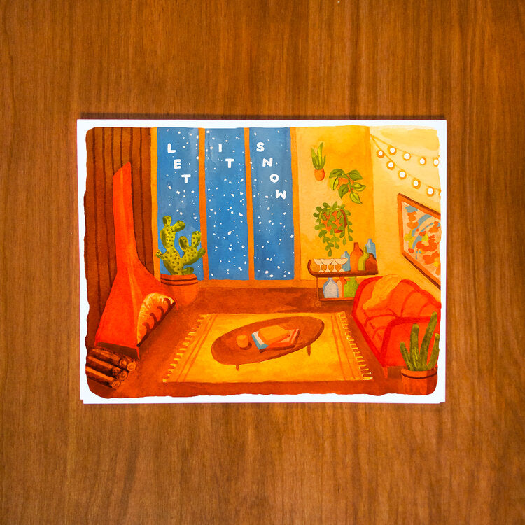 Let It Snow Holiday Box Card