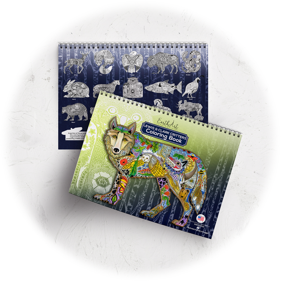 Lewis & Clark Critters Coloring Book