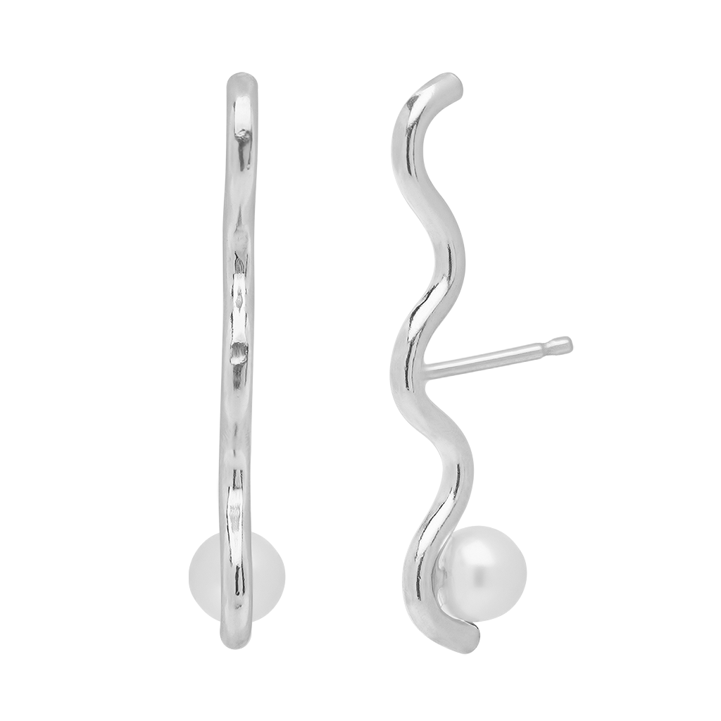 Libra Ear Hugger - Sterling Silver
