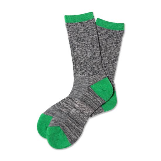 Lightweight Merino Wool Socks | Green/Gray