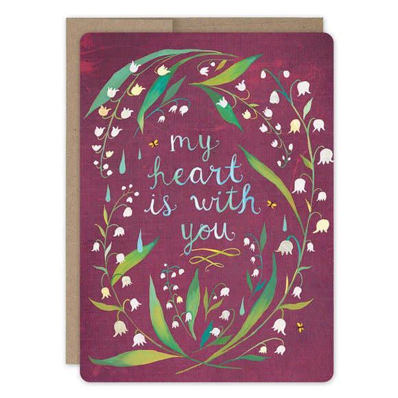 Lily of the Valley Sympathy Card