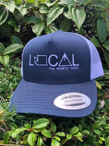 Local Hat Navy and White