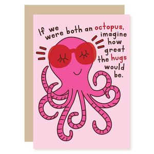 Love Octopus Valentine's Day Card