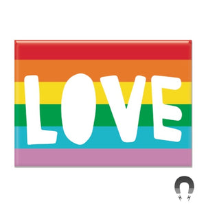 Rainbow Love Magnet