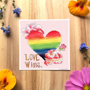 Love Wins Sticker