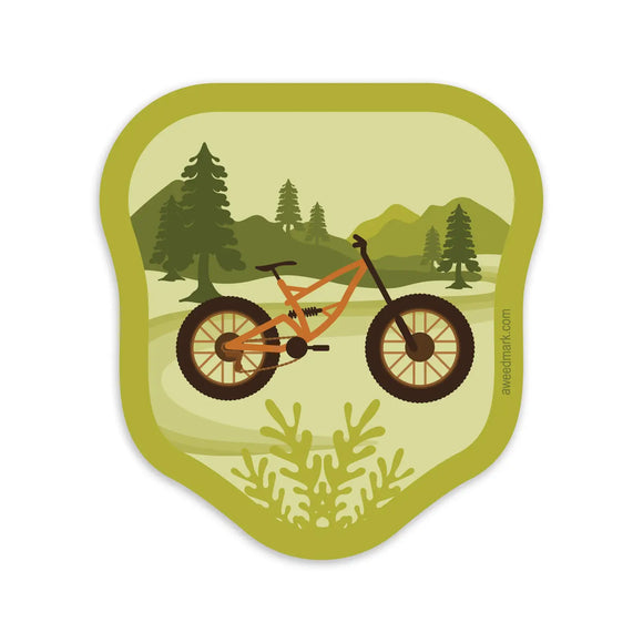 Mountain Bike Nature Sticker
