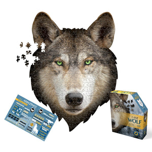 I Am Wolf 550 Piece Puzzle by Madd Capp