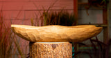 Carved Wood Rectangular Bowl