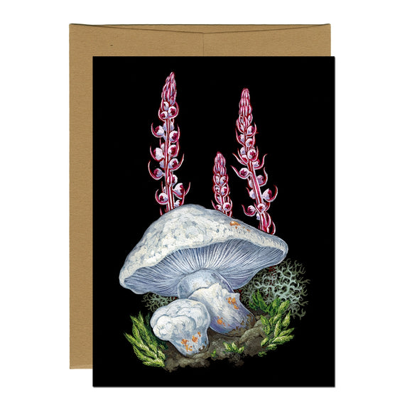 Matsutake Mushroom Greeting Card