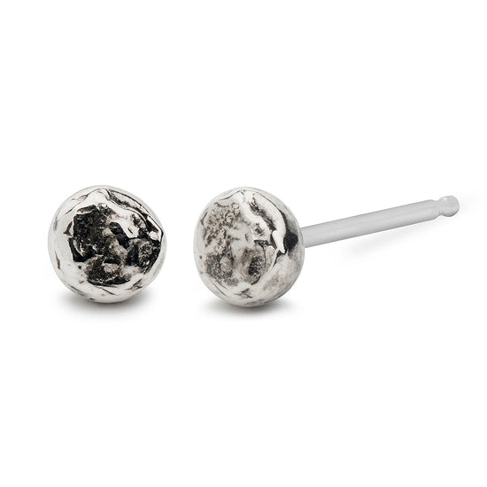 Meteorite Earrings | Sterling Silver