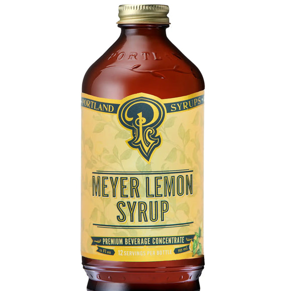 Meyer Lemon Syrup 12oz - cocktail / mocktail beverage mixer