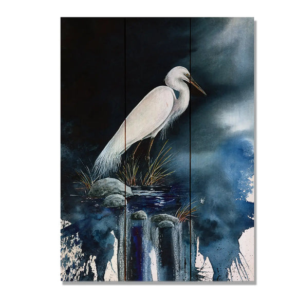 Midnight Snack Wood Print