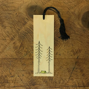 Minimal Adventure Bookmark - Tent