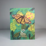 Monarch Butterflies Blank Greeting Card