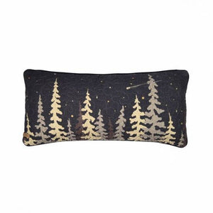 Moonlit Cabin Decorative Pillow - Rectangle