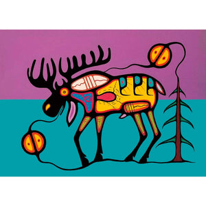 Moose Strength by Artist Jeffery Red George