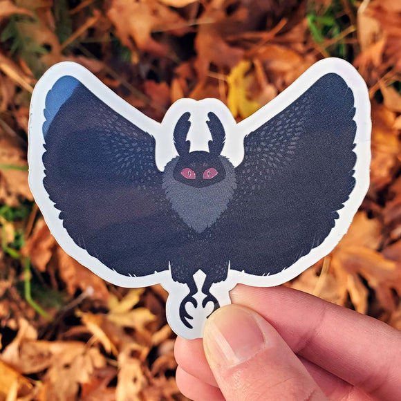 Mothman Transparent Stickers