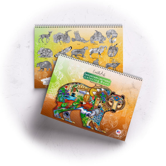Mountain Critters Coloring Book